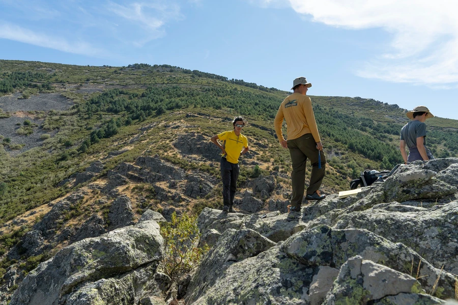 Geological mapping in the field
